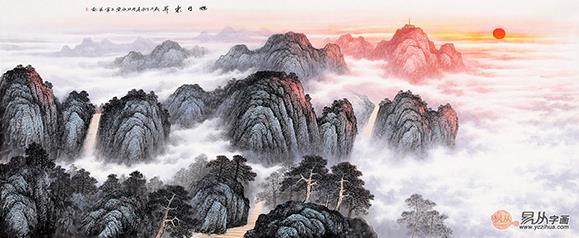 山東美協(xié)會(huì)員王寧筆下的泰山畫(huà)風(fēng)水布局安排揭秘