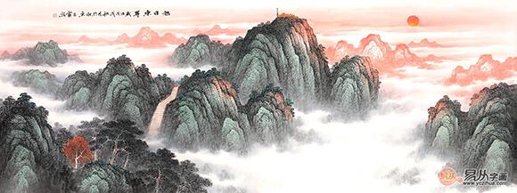 山東美協(xié)會(huì)員王寧筆下的泰山畫(huà)風(fēng)水布局安排揭秘