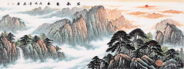 辦公室適合掛什么畫,山水畫旺風(fēng)水升格調(diào)