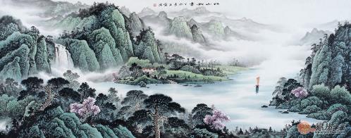 適合掛在辦公室的山水畫 豪情萬丈,大將之風!