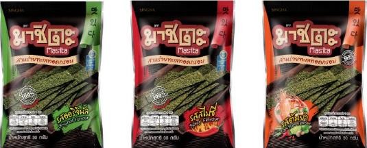 瑪喜泰海苔(masita)推出新海苔包裝和品牌代言人Nonkul新宣傳片即將面世
