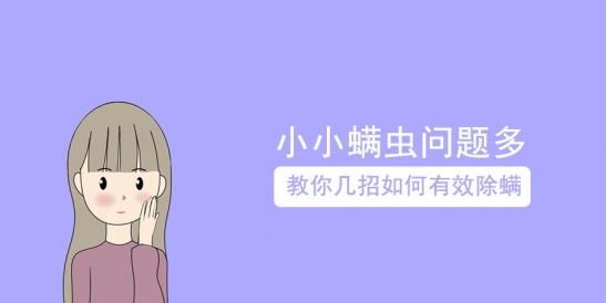 白癜風醫生雷安萍:小小螨蟲問題多,教你幾招如何有效除螨
