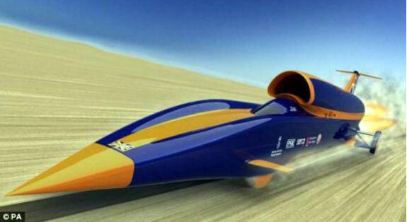 世界上最快的車 比飛機還快!美國音速之風極速車時速3218公里!