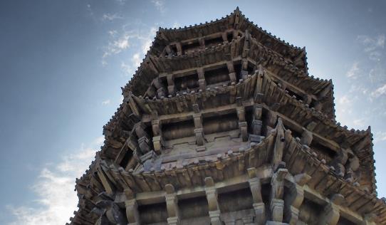 世界最大的仿木結構石塔 開元寺占地面積78000平方米