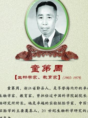 世界最早創立按需培育新魚種者 童第周曾擔任復旦大學教授