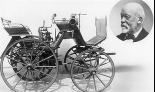 世界上第一輛摩托車(chē) 1883年德國(guó)的技術(shù)員戴姆勒發(fā)明
