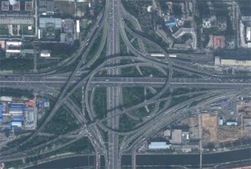 中國最復雜的立交橋 北京西直門立交橋是北京最堵車的地方之一