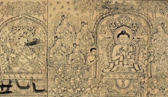 世界現存最早的版畫《說法圖》出于唐朝咸通九年