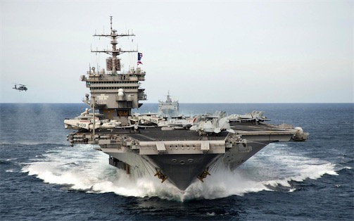 世界第一艘核動(dòng)力航空母艦 二戰(zhàn)后美國(guó)建造的“企業(yè)”號(hào)