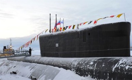 世界上最大的潛艇 俄羅斯的“Akula”核潛艇排水量為26500噸