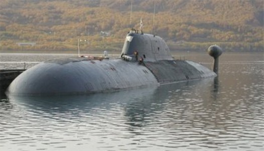 世界上最大的潛艇 俄羅斯的“Akula”核潛艇排水量為26500噸