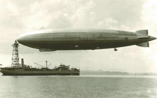 最早的軍用飛艇 在1891年制造 總長128米 直徑11.58米