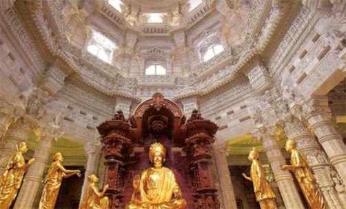 世界上最大的印度教寺廟 阿克薩達(dá)姆神廟占地86342平方英尺