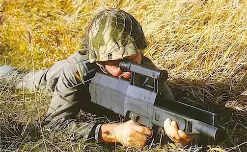 最早發射無売彈的步槍 1969年開始研制的西德G11步槍