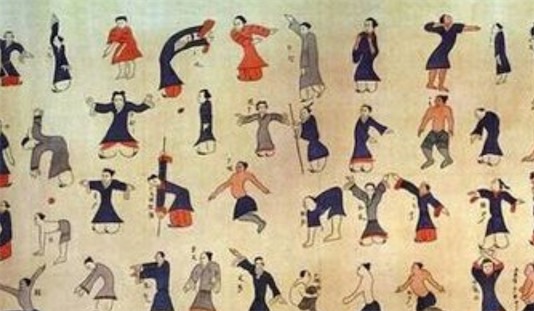 世界最早的保健醫(yī)療體操圖譜 《導(dǎo)引圖》為西漢早期作品