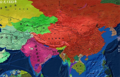 中國疆域最大的王朝 元朝總面積超過1200萬平方千米