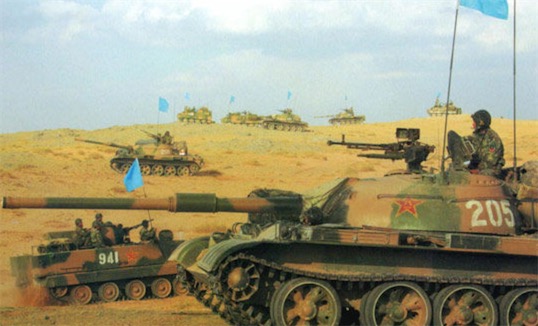 中國第一支外軍模擬部隊 1987年由集團軍裝甲兵改編而成