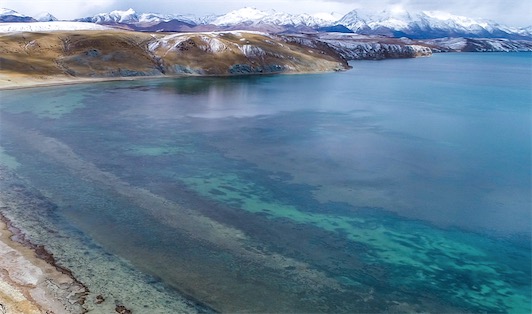 中國海拔最高的內陸淡水湖 瑪旁雍措海拔4588米