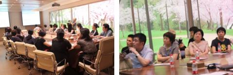 陜西省內30余位產科主任一行蒞臨西安安琪兒婦產醫院參觀交流
