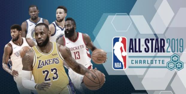 2019NBA全明星賽首發陣容名單公布:詹姆斯票王哈登入選 羅斯韋德落選