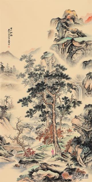 品清幽遠靜之韻味——名家國畫松圖作品賞析
