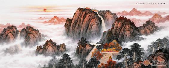 客廳裝飾畫掛什么好?事實證明,國人都樂于掛幅山水畫