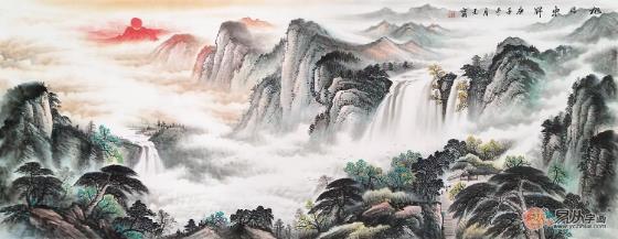 客廳裝飾畫掛什么好?事實證明,國人都樂于掛幅山水畫