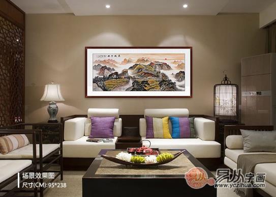 沙發背景墻掛什么畫好 選擇山水畫須遵循的4原則