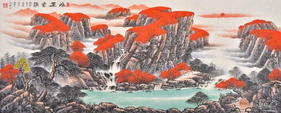 沙發背景畫掛什么好 山水畫為家居裝飾添彩