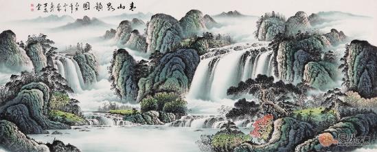 沙發背景畫掛什么好 山水畫為家居裝飾添彩