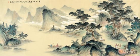 家居新中式掛畫 五款美到骨子里的中國風山水畫