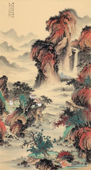 家居新中式掛畫 五款美到骨子里的中國風山水畫