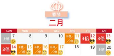 2021春節加班費哪幾天是三倍工資?春節加班工資計算方法公式