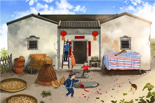 2021年三十不能貼春聯-攝圖網