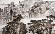 當代畫家林德坤藝術鑒賞：過雨看松色，隨山到水源